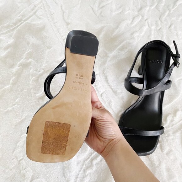 VINCE Luella Ankle Strap Sandal Size 6M - Picture 9 of 10